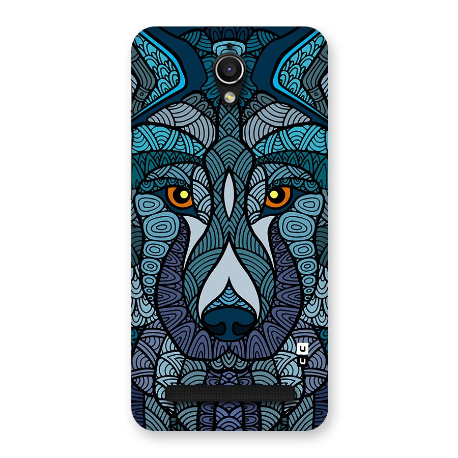 Ethnic Wolf Art Illustration Back Case for Zenfone Go