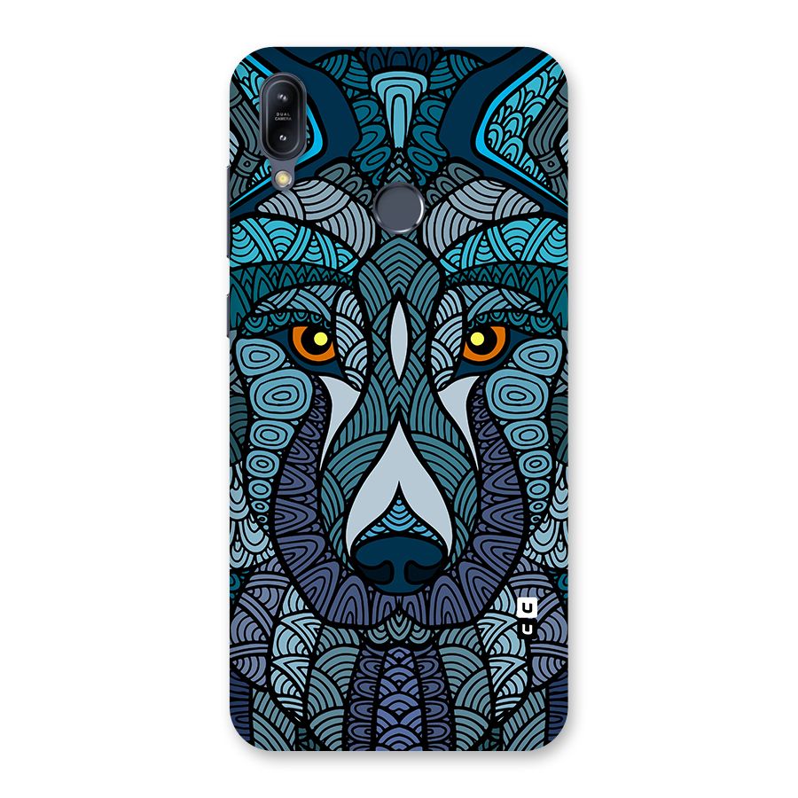 Ethnic Wolf Art Illustration Back Case for Zenfone Max M2