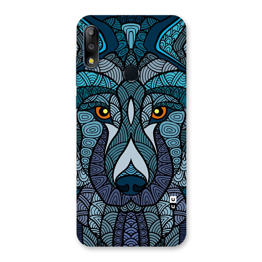 Ethnic Wolf Art Illustration Back Case for Zenfone Max Pro M2