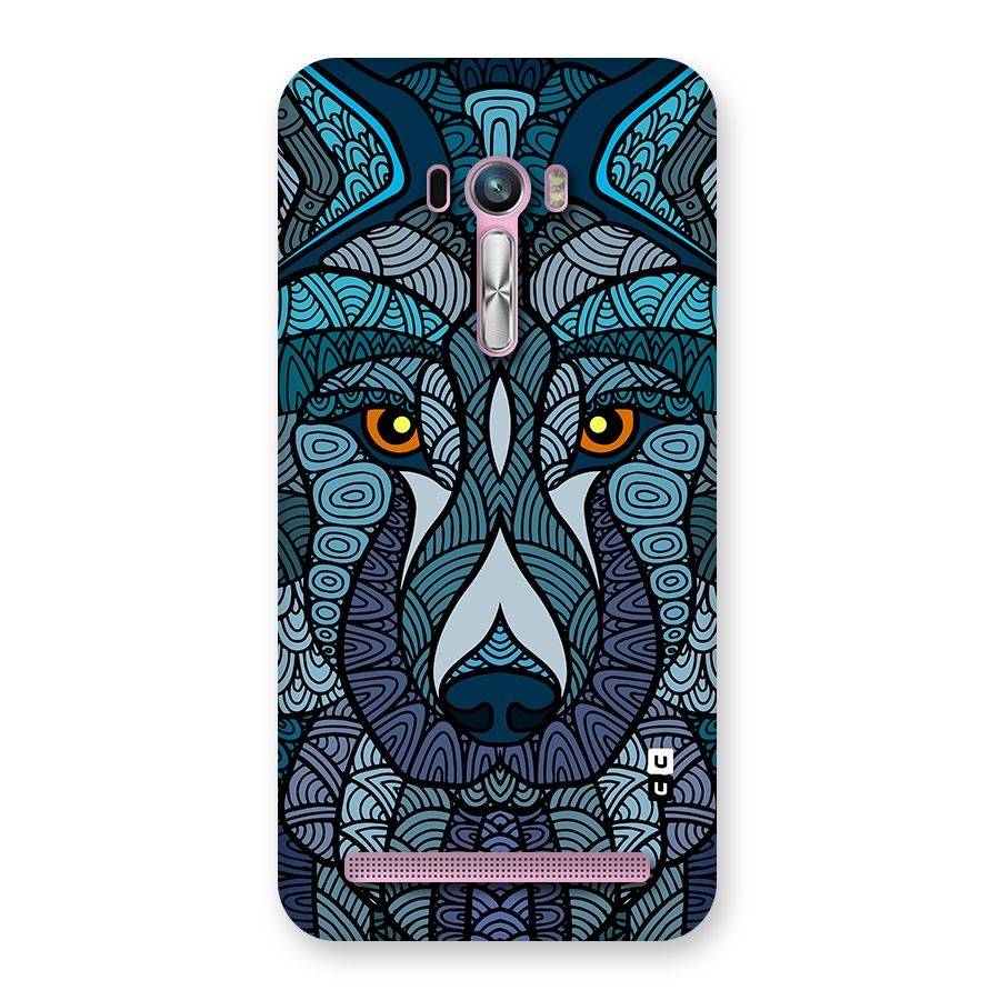 Ethnic Wolf Art Illustration Back Case for Zenfone Selfie