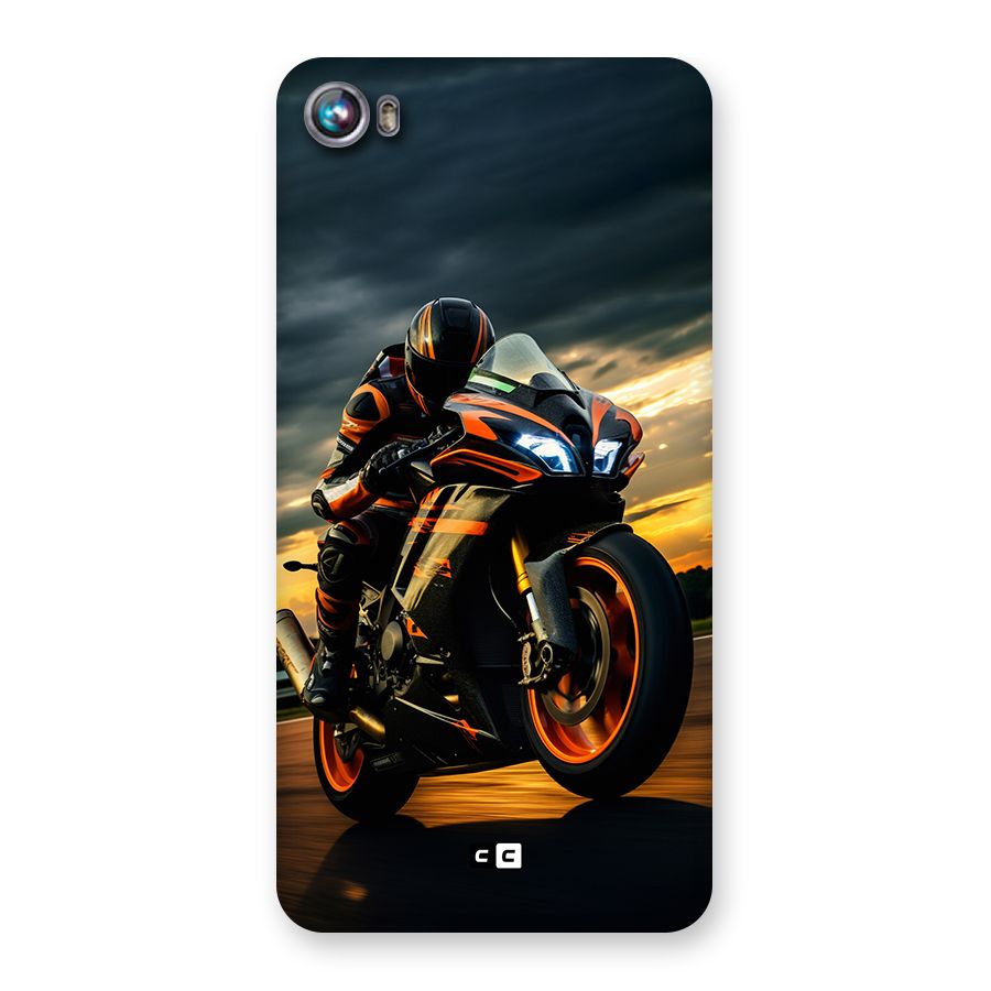 Evening Highway Back Case for Canvas Fire 4 (A107)