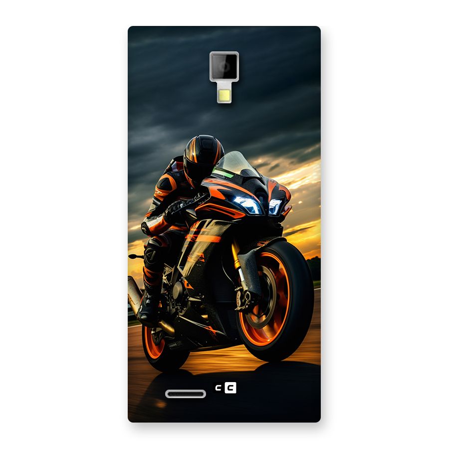 Evening Highway Back Case for Canvas Xpress A99