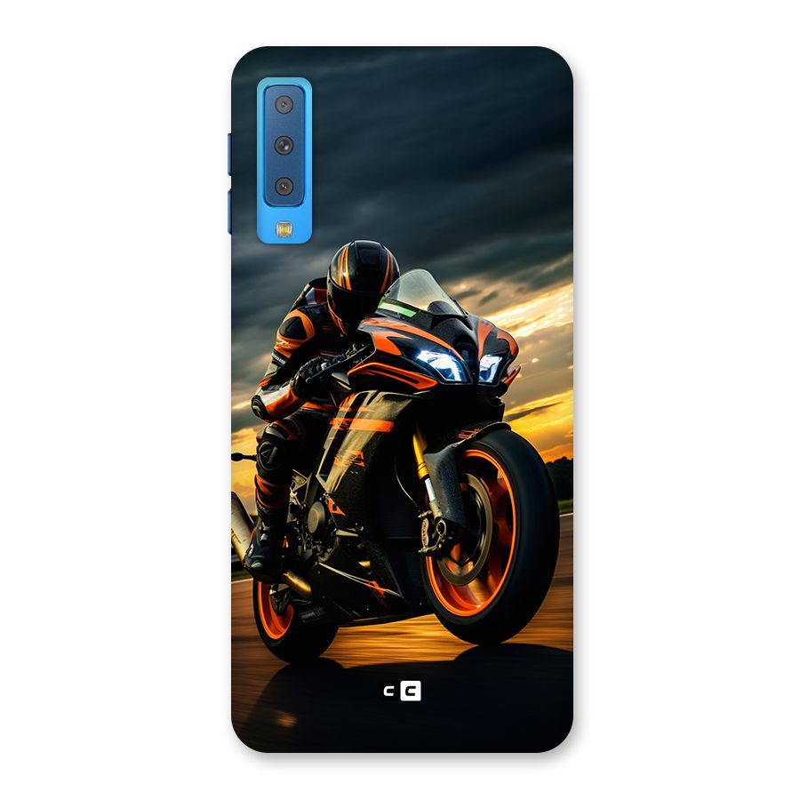 Evening Highway Back Case for Galaxy A7 (2018)