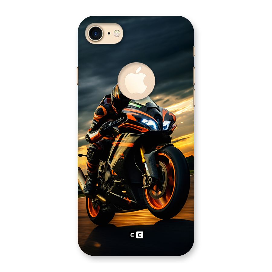 Evening Highway Back Case for iPhone 7 Logo Cut