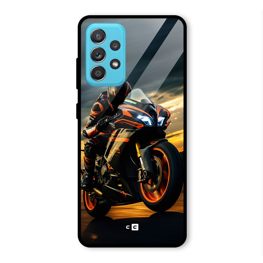 Evening Highway Glass Back Case for Galaxy A52