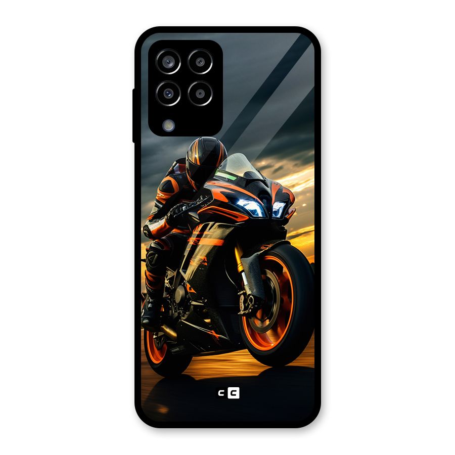 Evening Highway Glass Back Case for Galaxy M33