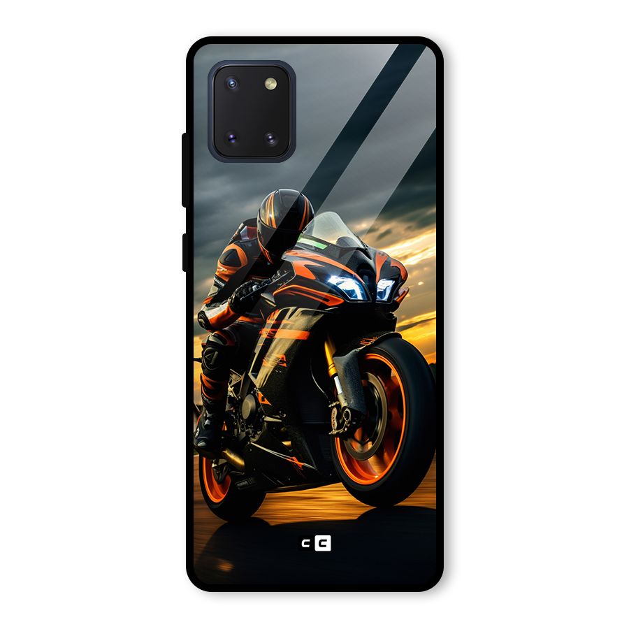 Evening Highway Glass Back Case for Galaxy Note 10 Lite