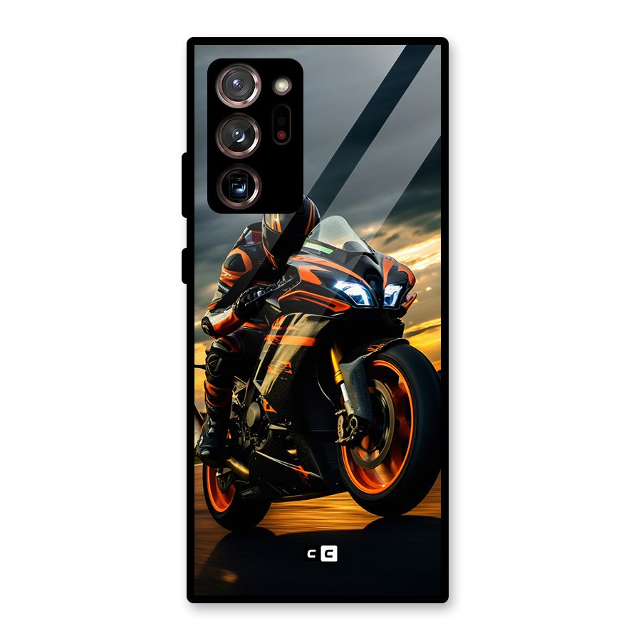 Evening Highway Glass Back Case for Galaxy Note 20 Ultra 5G