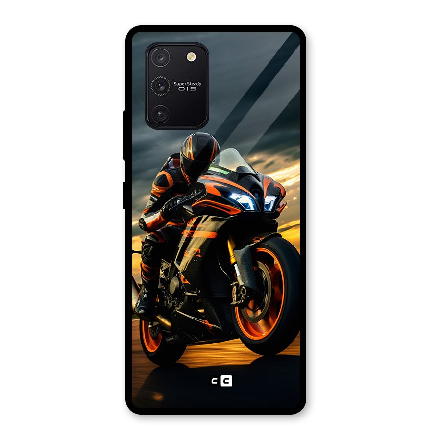 Evening Highway Glass Back Case for Galaxy S10 Lite