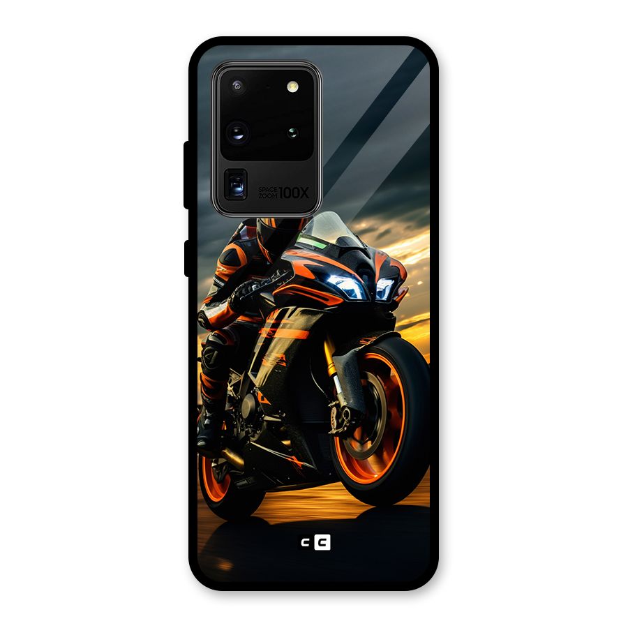 Evening Highway Glass Back Case for Galaxy S20 Ultra