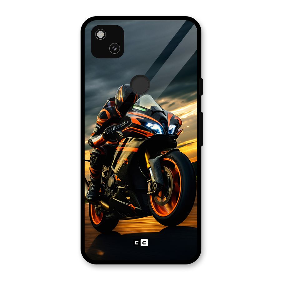Evening Highway Glass Back Case for Google Pixel 4a