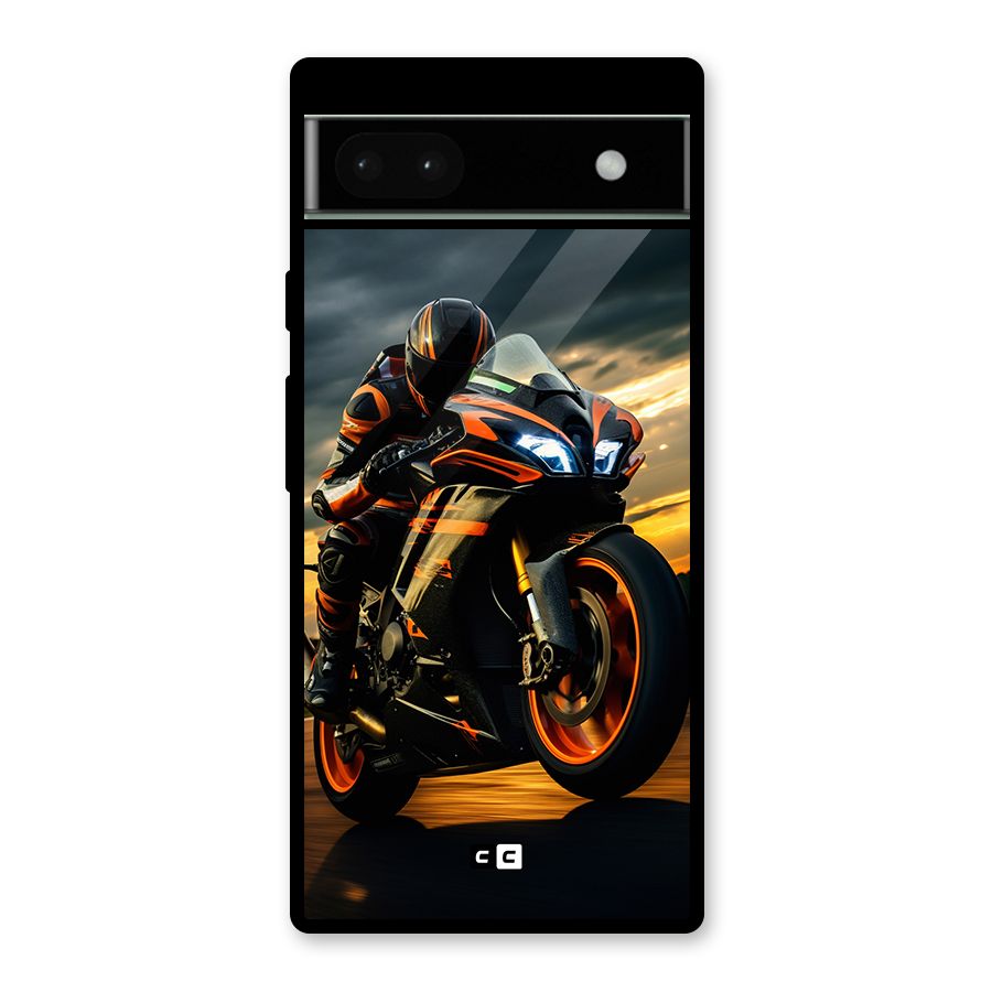 Evening Highway Glass Back Case for Google Pixel 6a