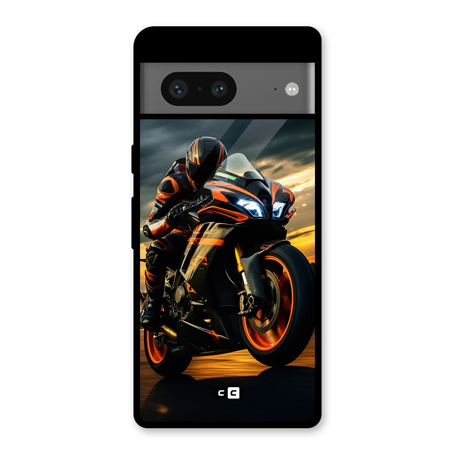 Evening Highway Glass Back Case for Google Pixel 7