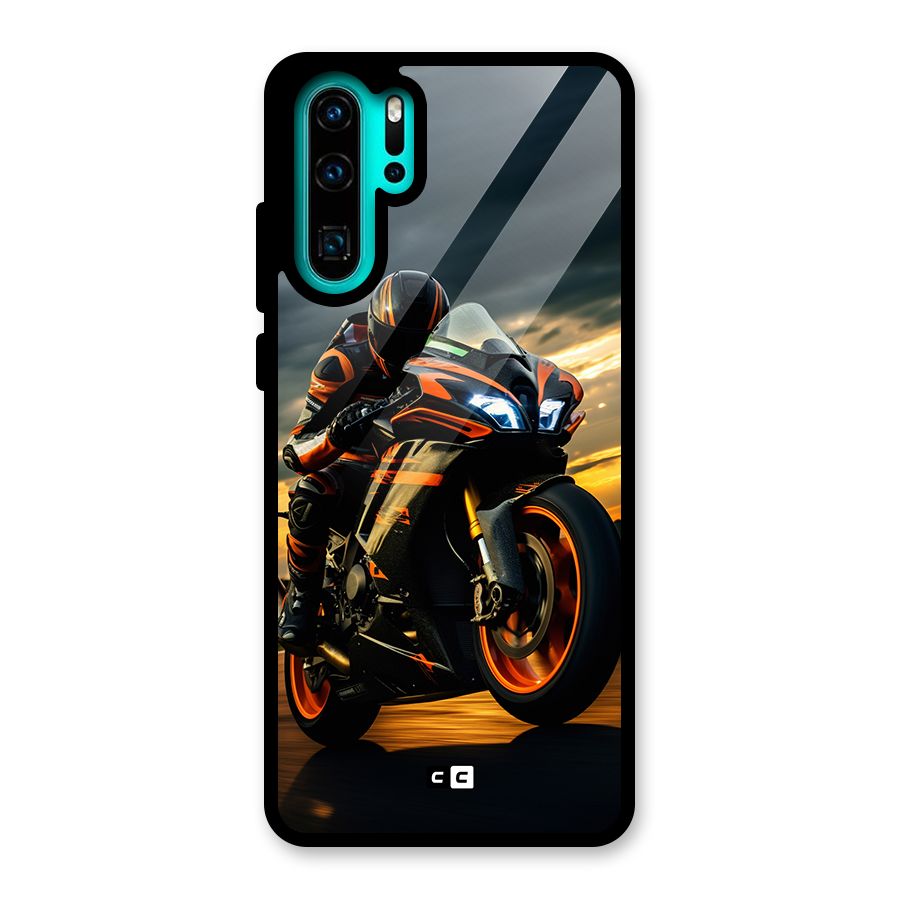 Evening Highway Glass Back Case for Huawei P30 Pro