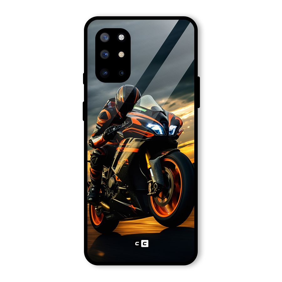 Evening Highway Glass Back Case for OnePlus 8T
