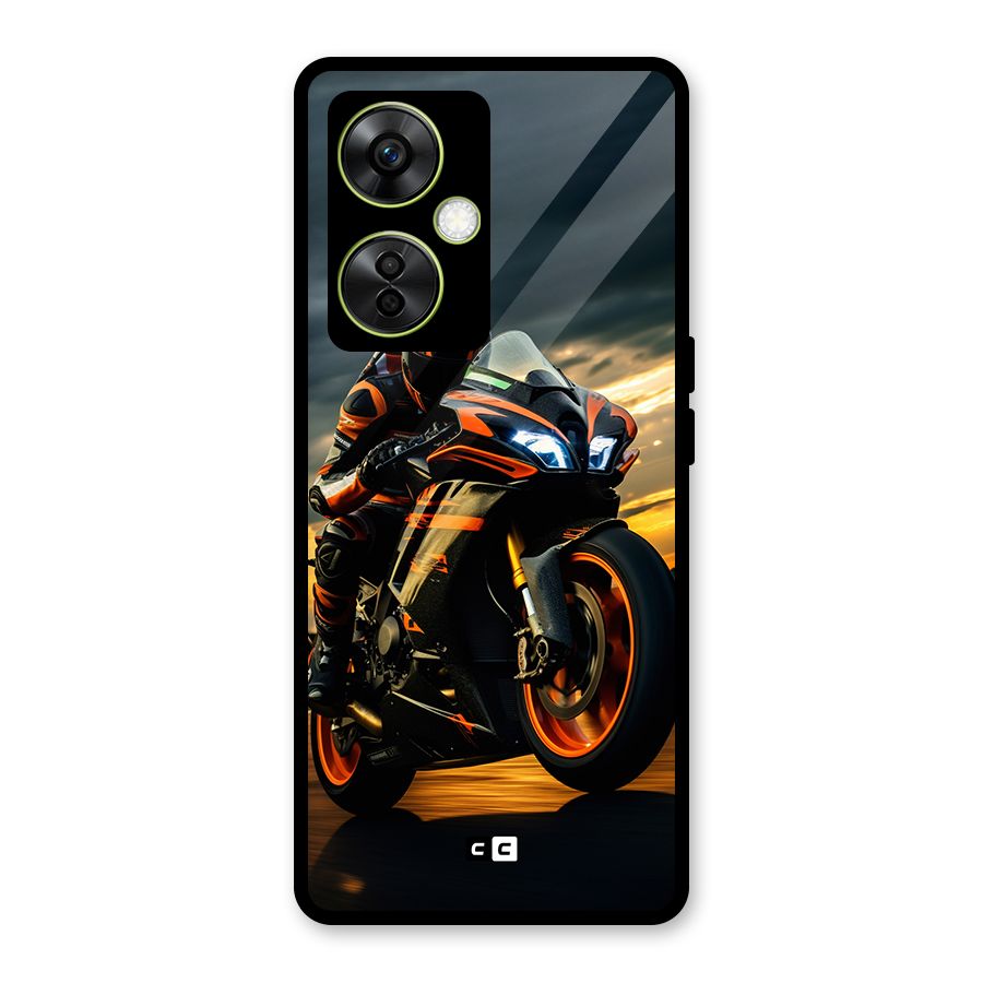 Evening Highway Glass Back Case for OnePlus Nord CE 3 Lite