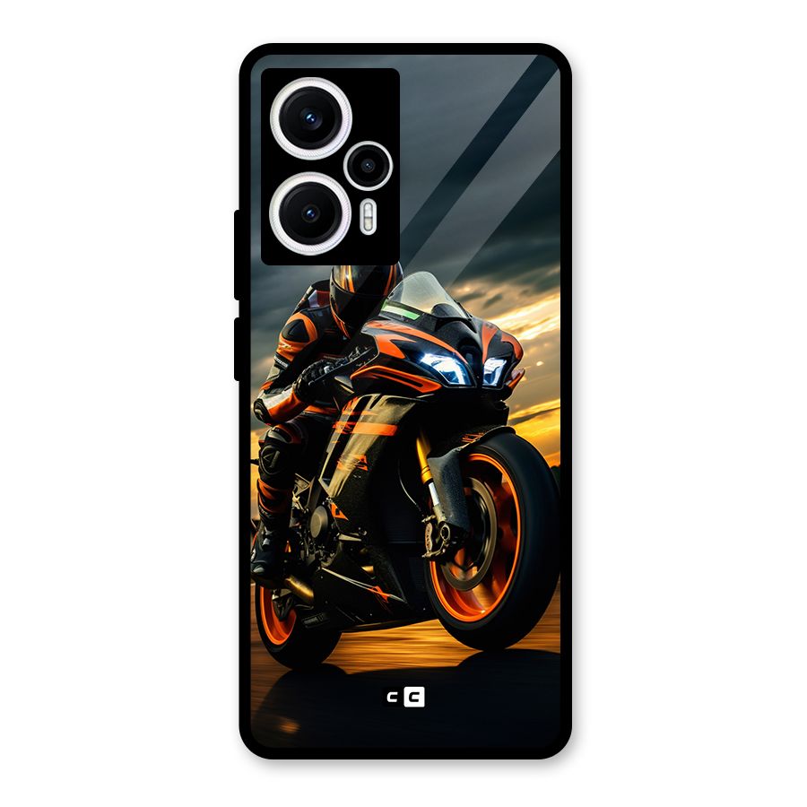 Evening Highway Glass Back Case for Poco F5