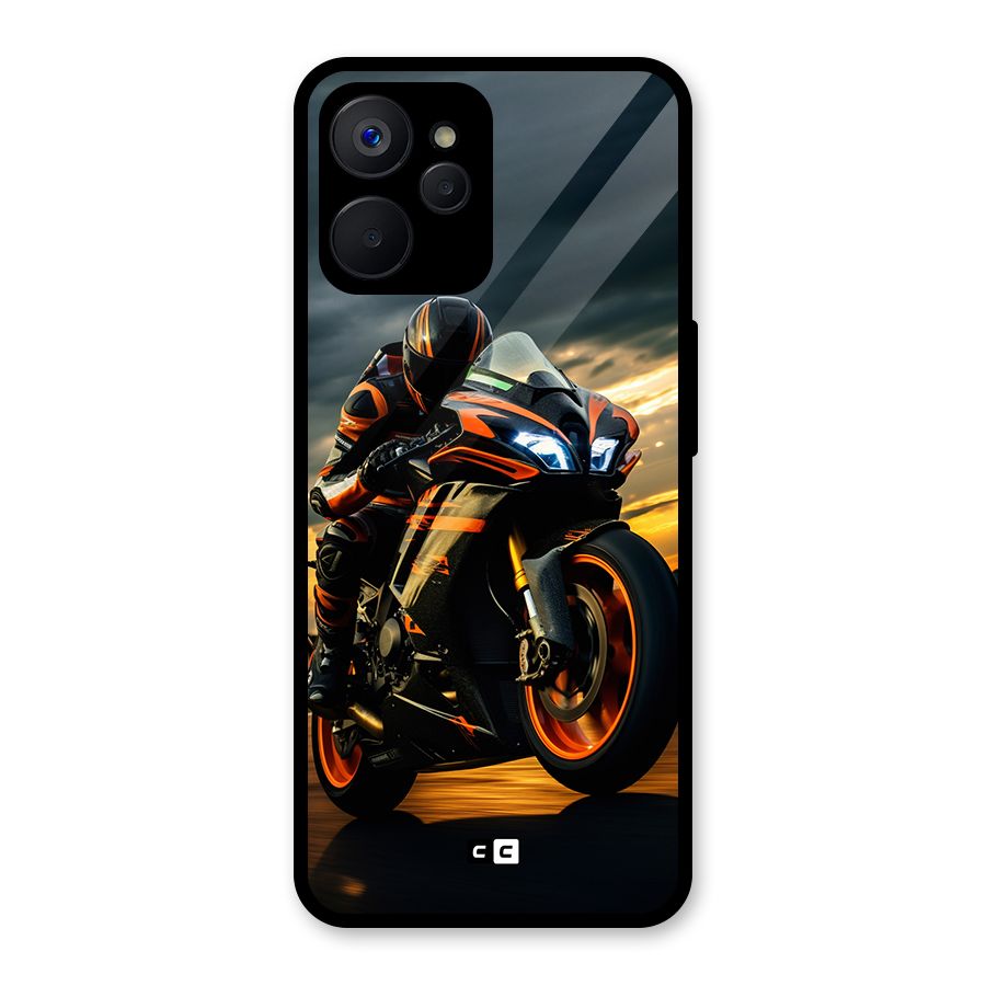 Evening Highway Glass Back Case for Realme 9i 5G