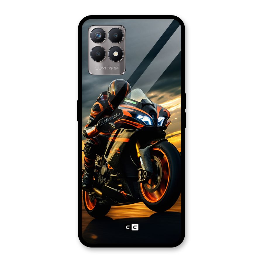 Evening Highway Glass Back Case for Realme Narzo 50