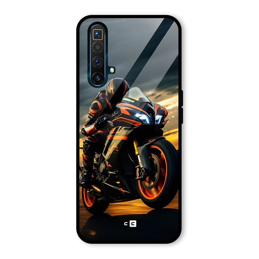 Evening Highway Glass Back Case for Realme X3 SuperZoom