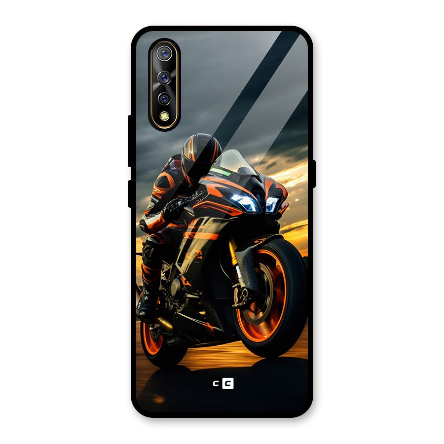 Evening Highway Glass Back Case for Vivo S1