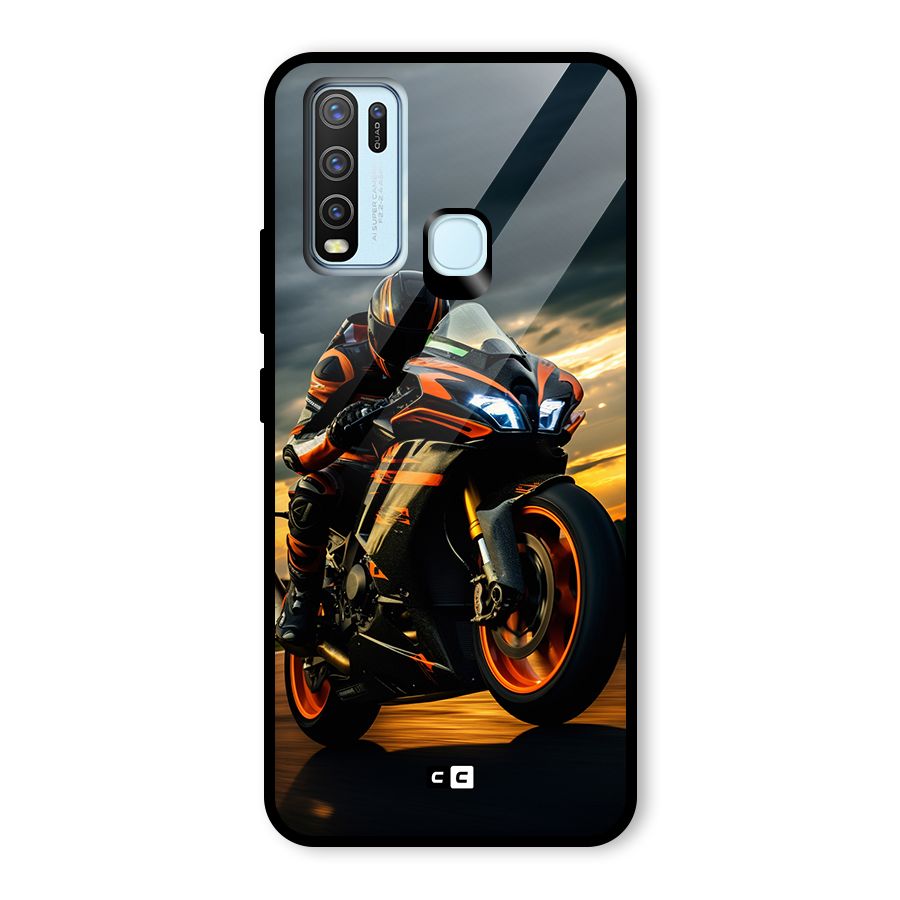 Evening Highway Glass Back Case for Vivo Y50