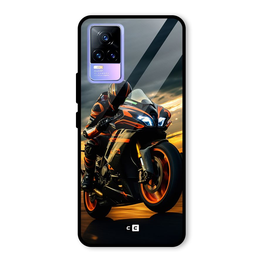 Evening Highway Glass Back Case for Vivo Y73