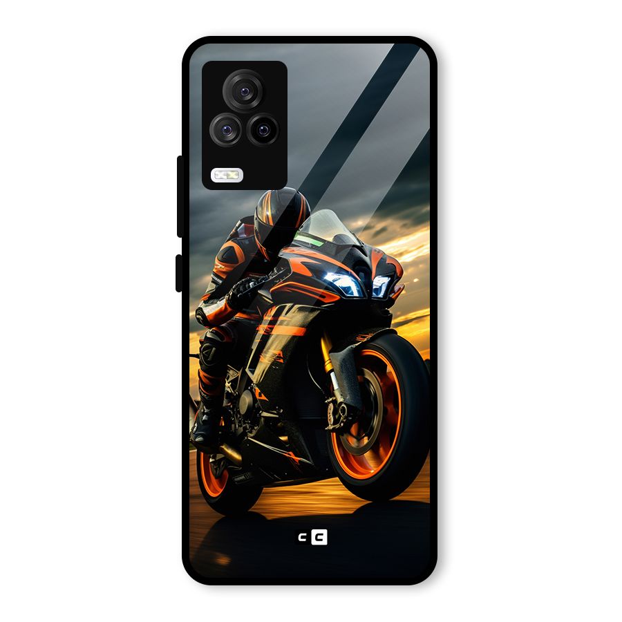 Evening Highway Glass Back Case for Vivo iQOO 7 Legend 5G