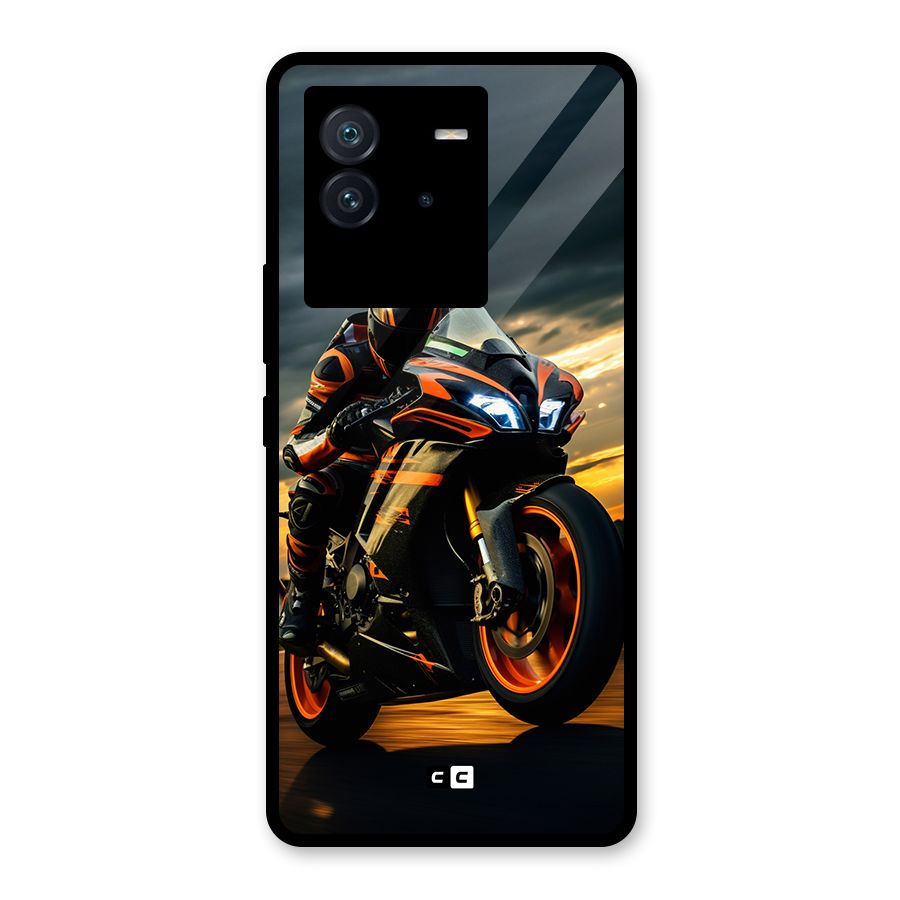 Evening Highway Glass Back Case for Vivo iQOO Neo 6 5G