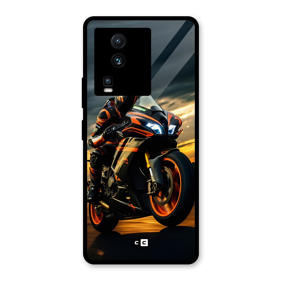 Evening Highway Glass Back Case for Vivo iQOO Neo 7