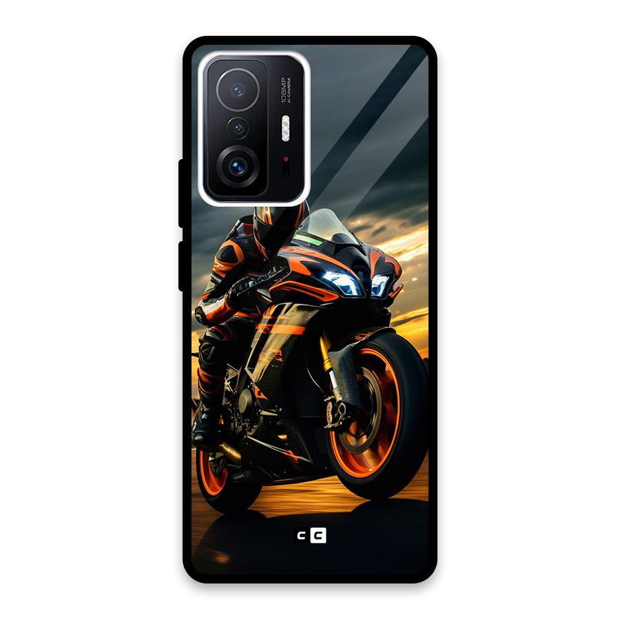 Evening Highway Glass Back Case for Xiaomi 11T Pro