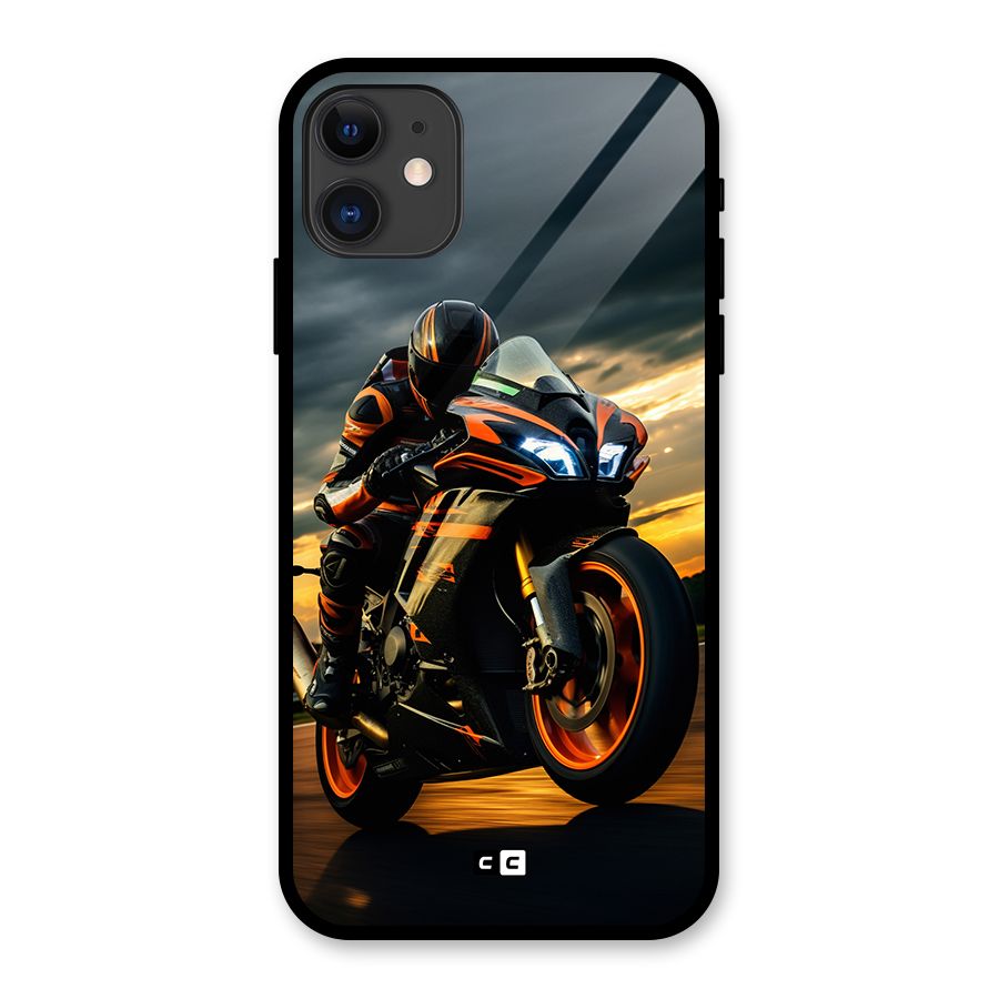 Evening Highway Glass Back Case for iPhone 11