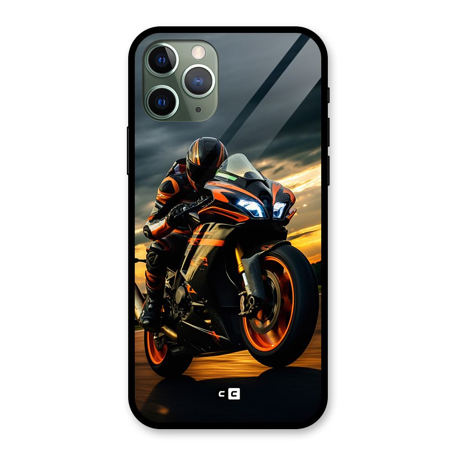 Evening Highway Glass Back Case for iPhone 11 Pro