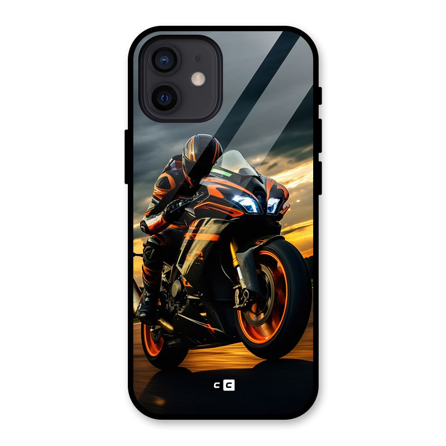Evening Highway Glass Back Case for iPhone 12