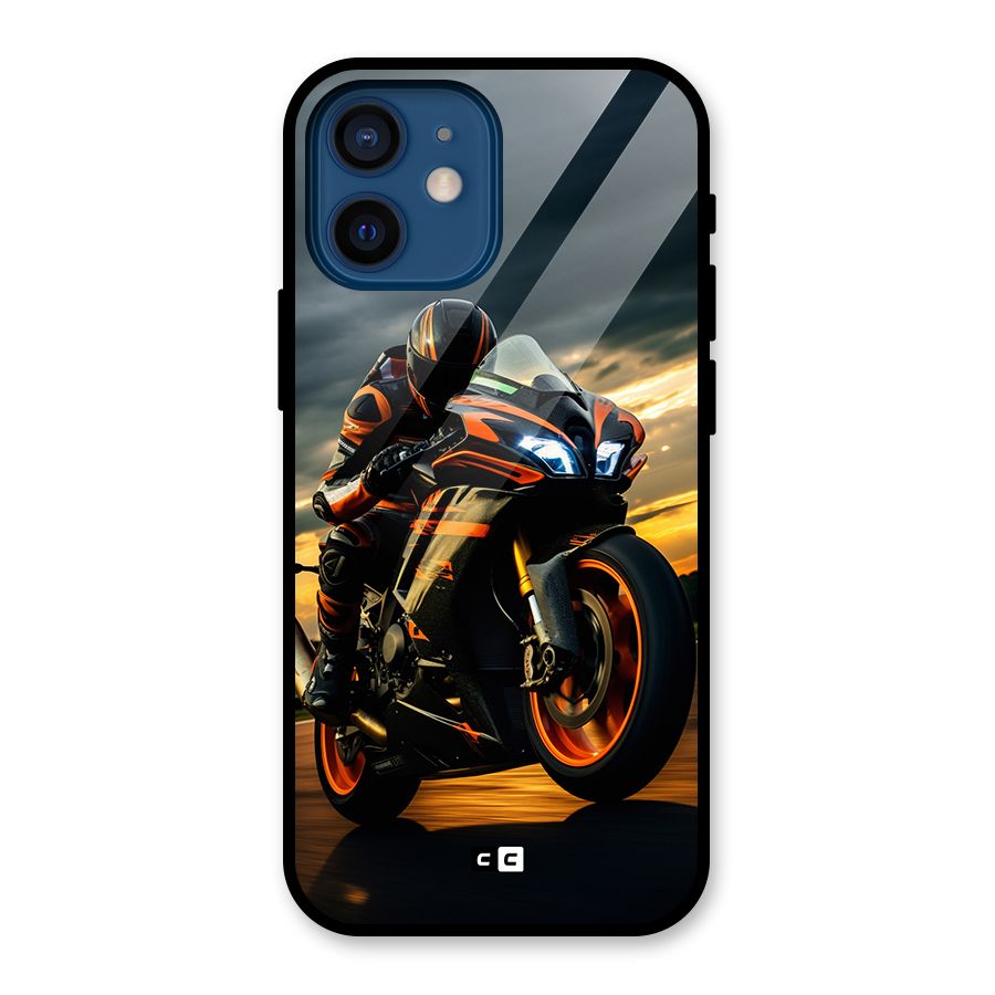 Evening Highway Glass Back Case for iPhone 12 Mini