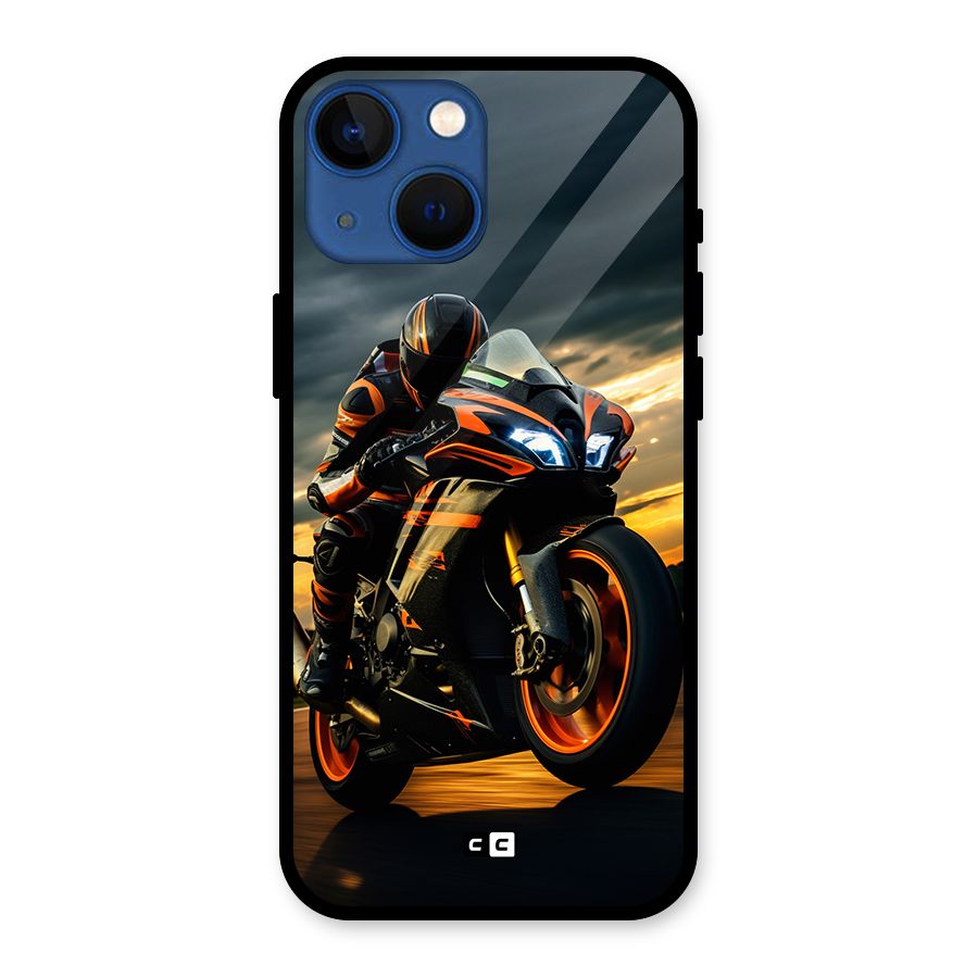 Evening Highway Glass Back Case for iPhone 13 Mini