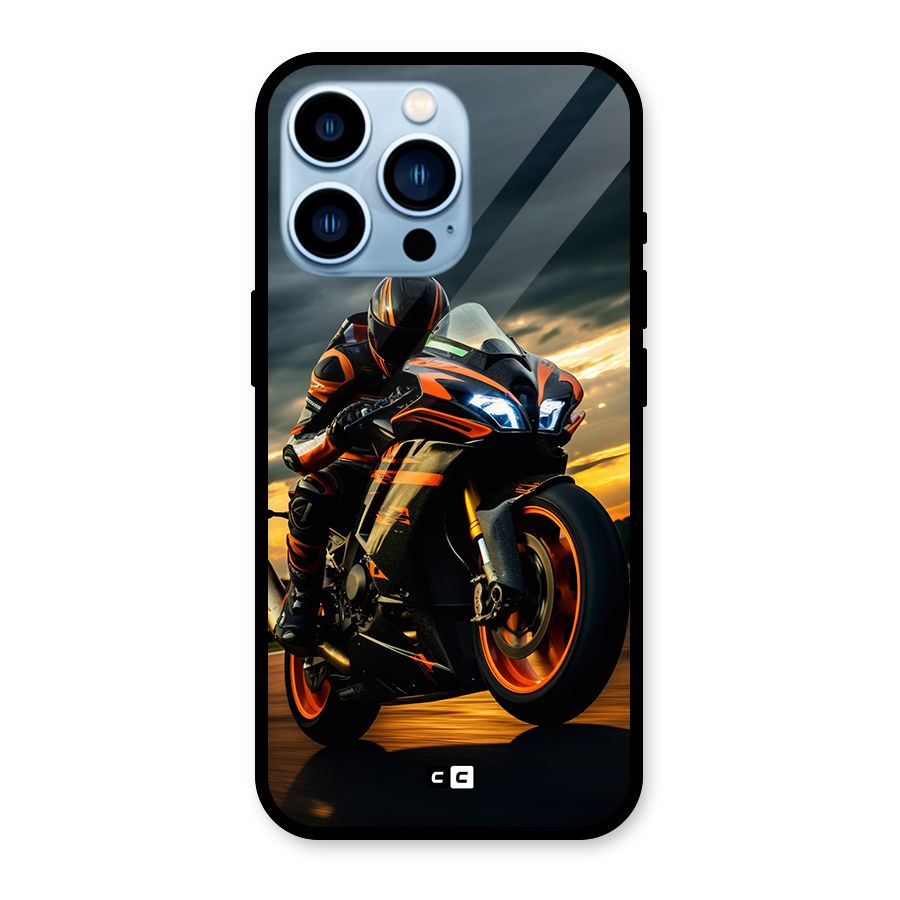 Evening Highway Glass Back Case for iPhone 13 Pro