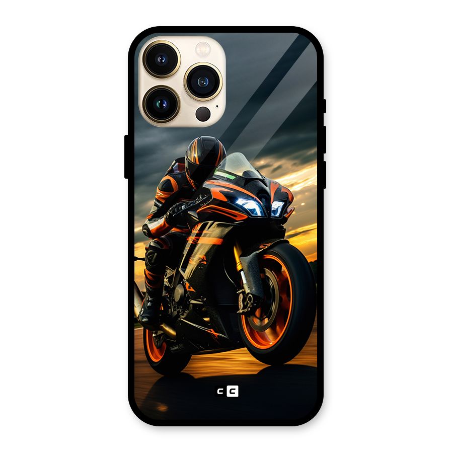 Evening Highway Glass Back Case for iPhone 13 Pro Max