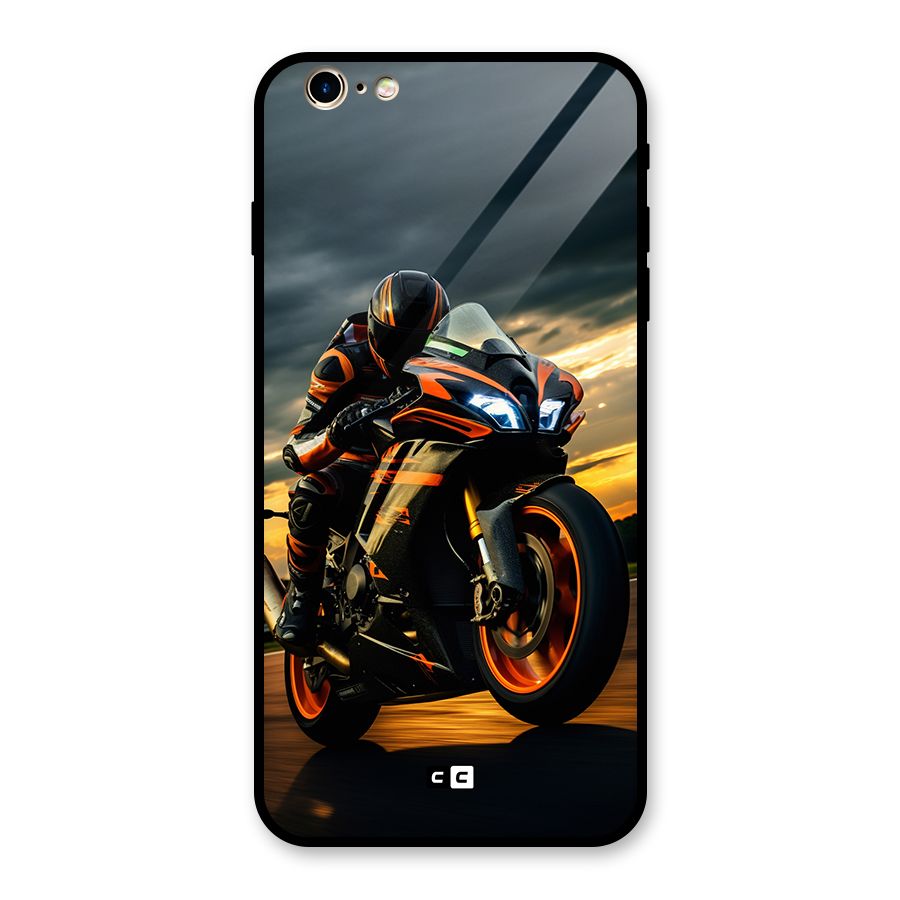 Evening Highway Glass Back Case for iPhone 6 Plus 6S Plus