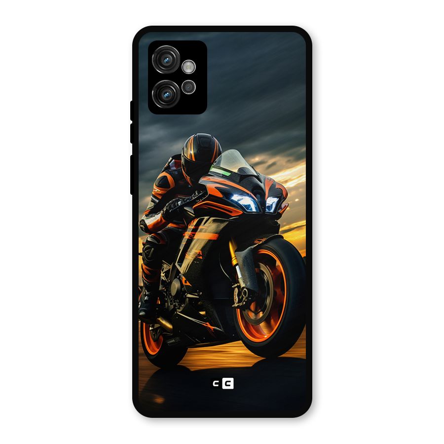 Evening Highway Metal Back Case for Moto G32