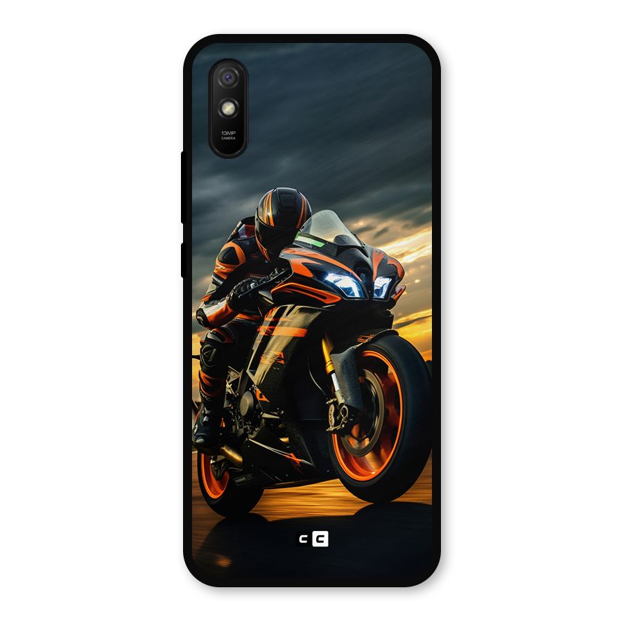 Evening Highway Metal Back Case for Redmi 9a