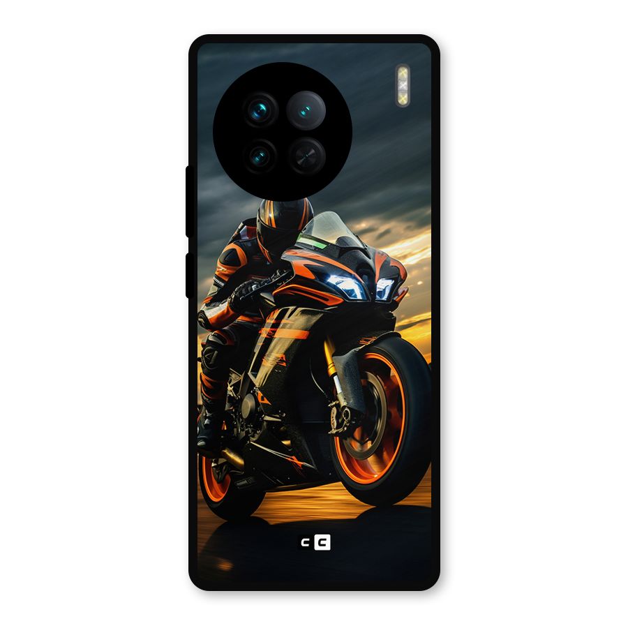 Evening Highway Metal Back Case for Vivo X90