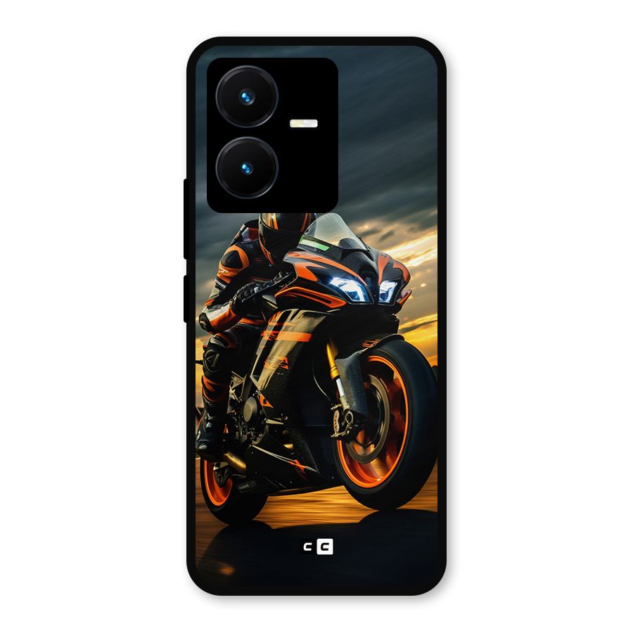 Evening Highway Metal Back Case for Vivo Y22
