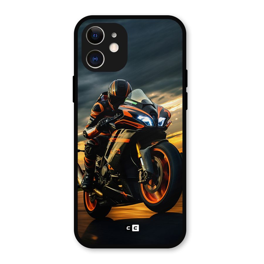 Evening Highway Metal Back Case for iPhone 12