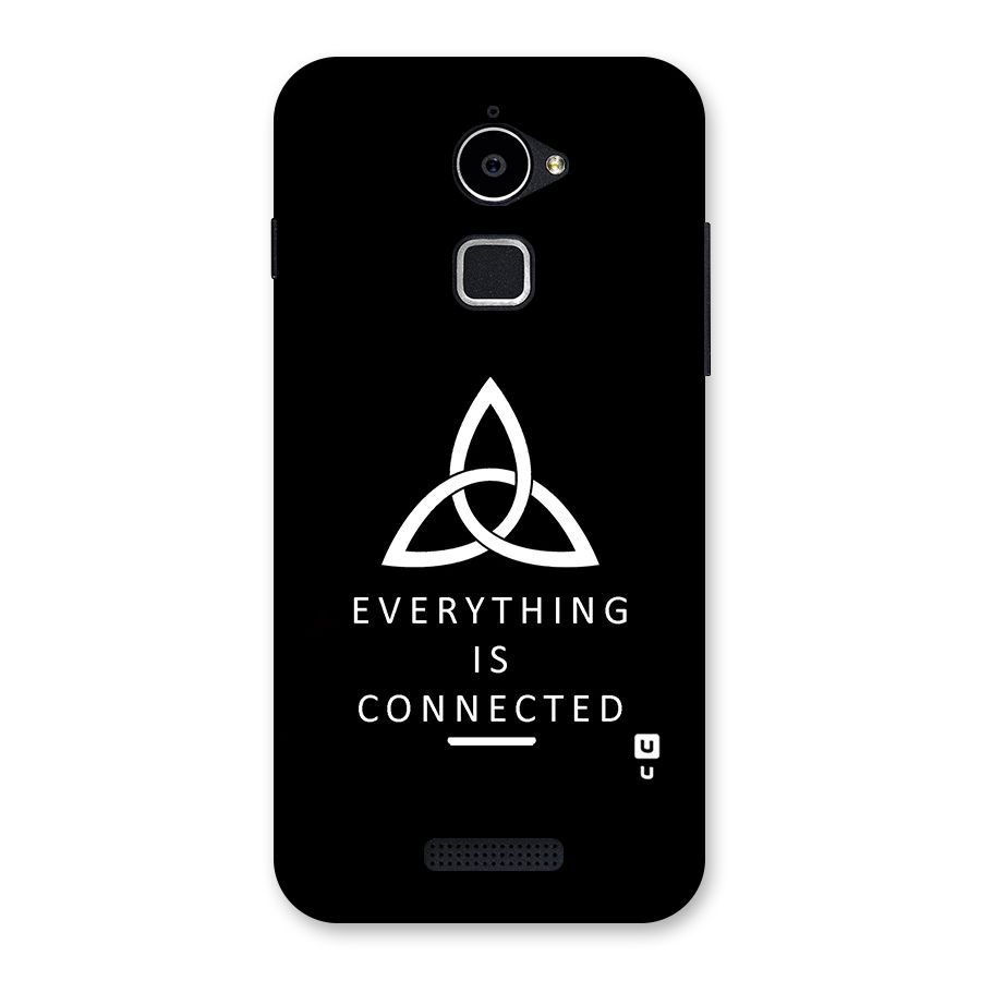 Everything is Connected Typography Back Case for Coolpad Note 3 Lite