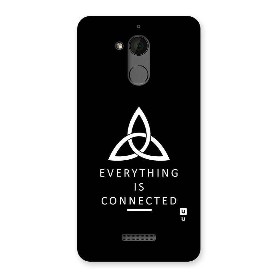 Everything is Connected Typography Back Case for Coolpad Note 5