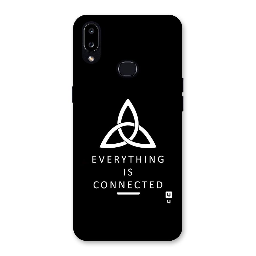 Everything is Connected Typography Back Case for Galaxy A10s