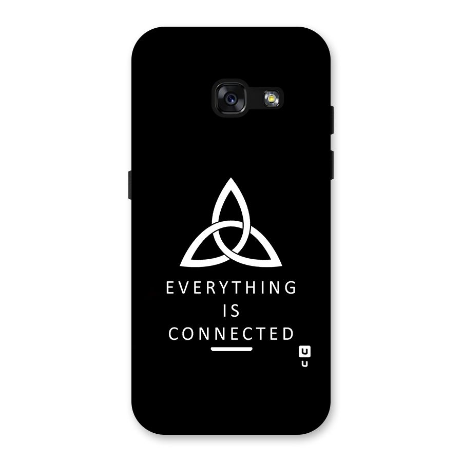 Everything is Connected Typography Back Case for Galaxy A3 (2017)