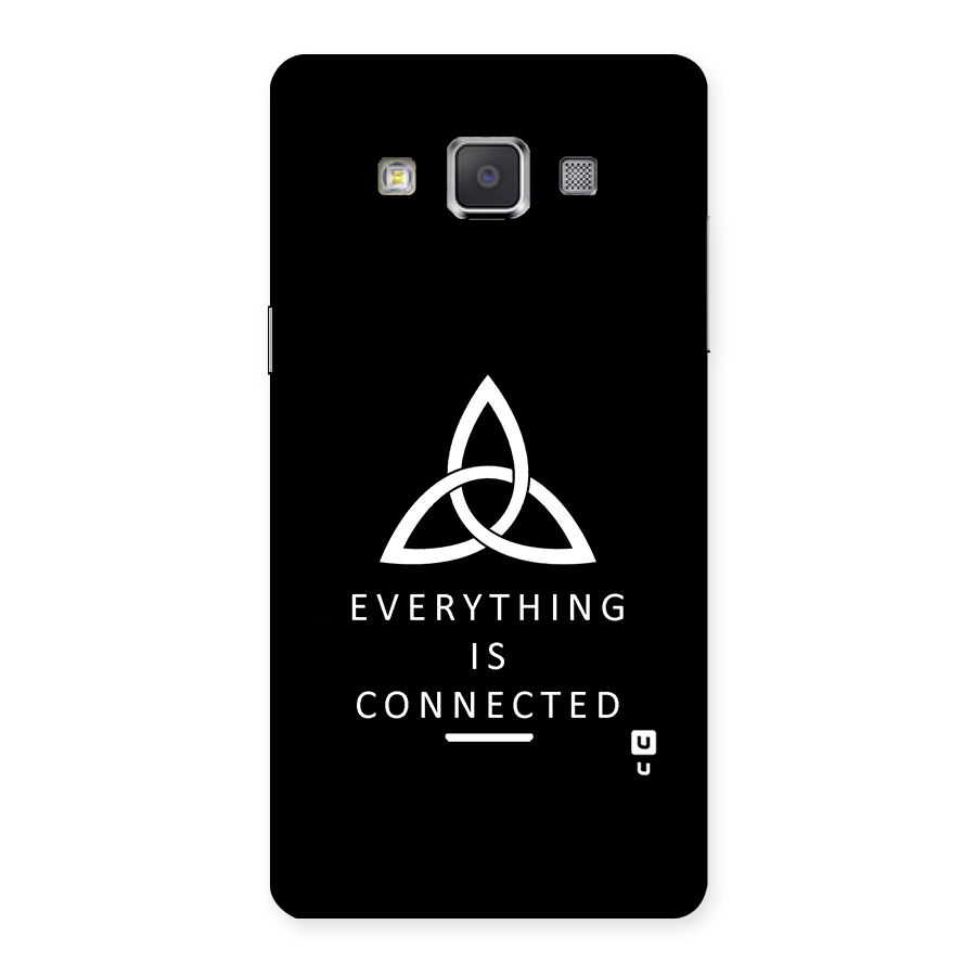 Everything is Connected Typography Back Case for Galaxy Grand 3