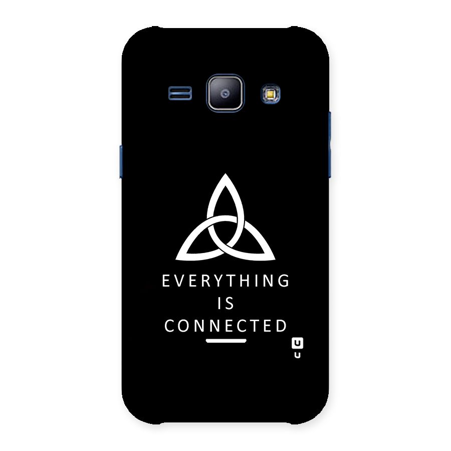 Everything is Connected Typography Back Case for Galaxy J1